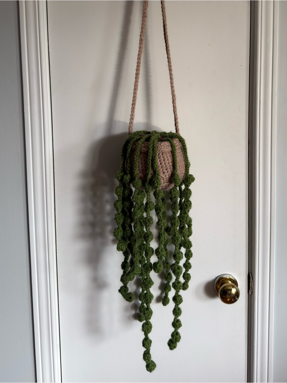 Crochet Hanging String of Pearls